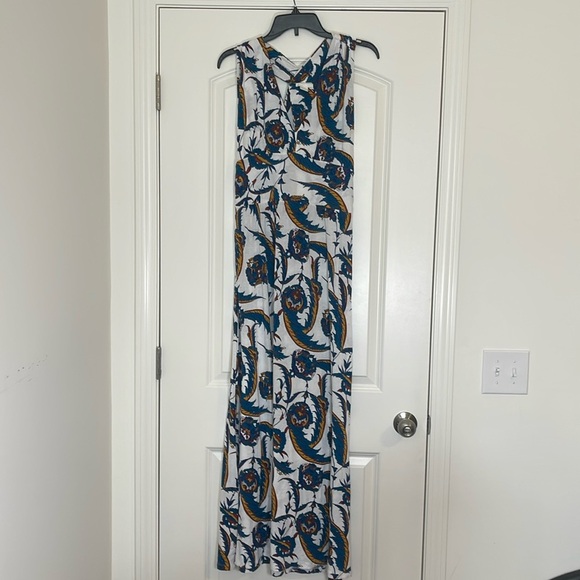 H&M Floral Maxi Dress Size L - Picture 1 of 7